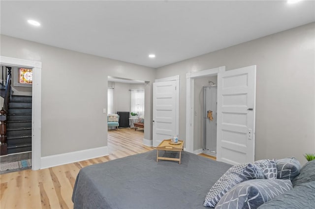 1413 Broad St, Providence, RI 02905 - bedroom featuring light wood finished floors and recessed lighting