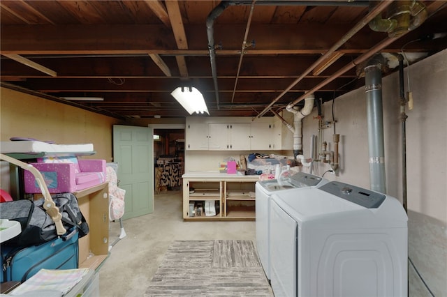 2 Glen Dr, Warwick, RI 02889 - unfinished below grade area featuring washer and dryer
