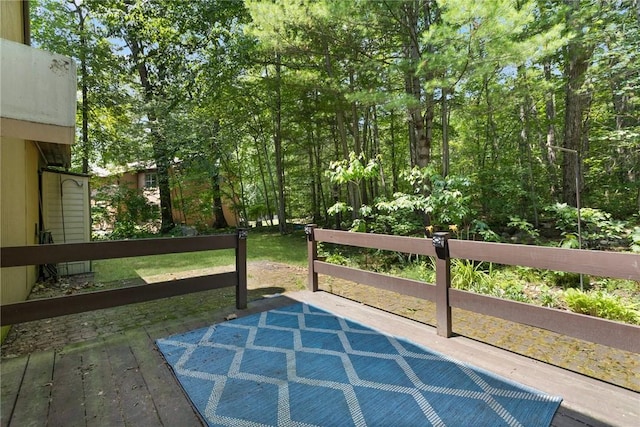 26 Pheasant Run Unit A, Smithfield, RI 02917 - view of wooden deck