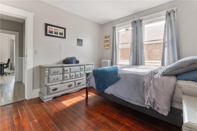 61 Wealth Ave, Providence, RI 02908 - bedroom featuring radiator and hardwood / wood-style flooring