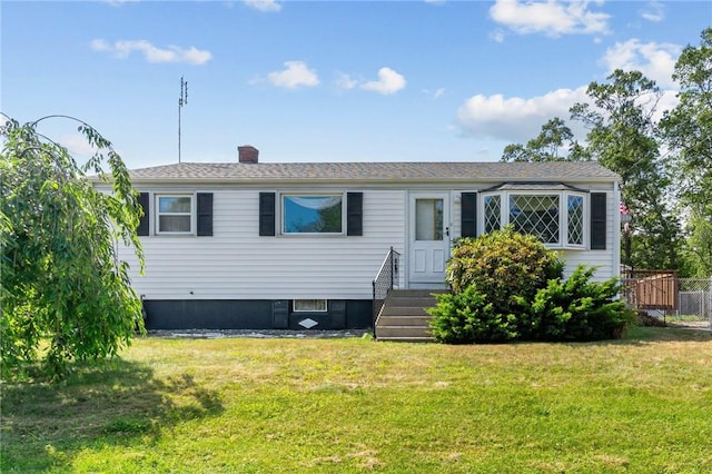 33 Limestone St, Warwick, RI 02889 - view of front of house featuring a chimney