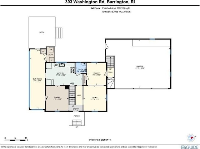 303 Washington Rd, Barrington, RI 02806 - view of property floor plan