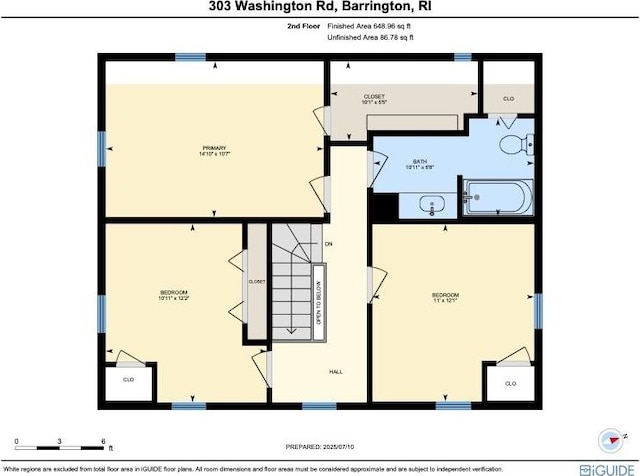 303 Washington Rd, Barrington, RI 02806 - view of room layout