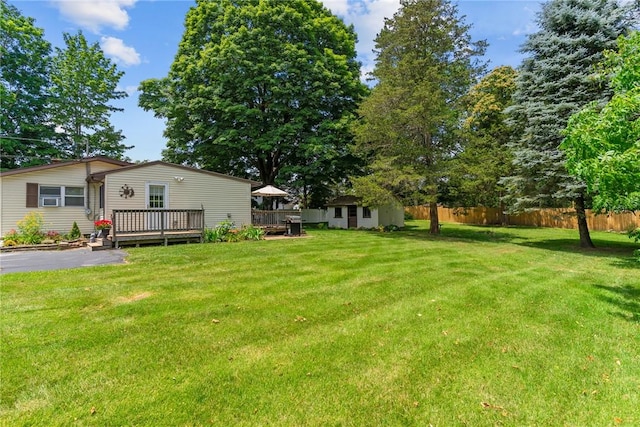 37 Ridge Rd, East Greenwich, RI 02818 - view of yard featuring a wooden deck