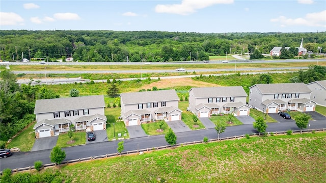 2 Sydney Rose Ct Unit B, Johnston, RI 02919 - aerial view of residential area featuring a forest