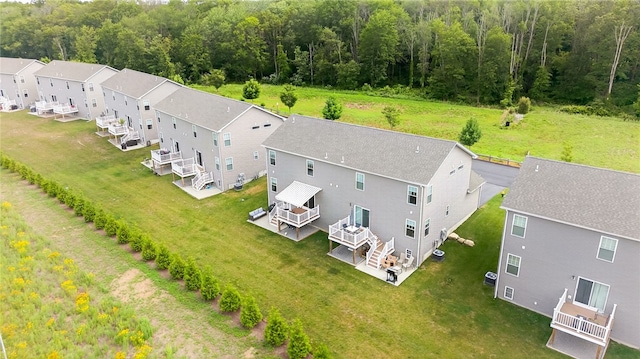 2 Sydney Rose Ct Unit B, Johnston, RI 02919 - aerial view of residential area with a forest