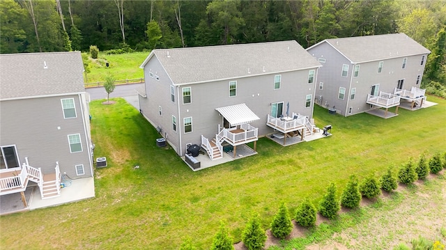 2 Sydney Rose Ct Unit B, Johnston, RI 02919 - aerial view of property and surrounding area featuring a heavily wooded area