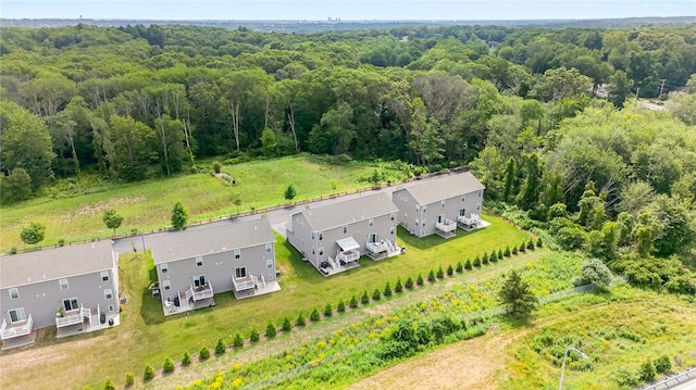 2 Sydney Rose Ct Unit B, Johnston, RI 02919 - bird's eye view of a heavily wooded area