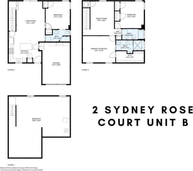 2 Sydney Rose Ct Unit B, Johnston, RI 02919 - view of home floor plan