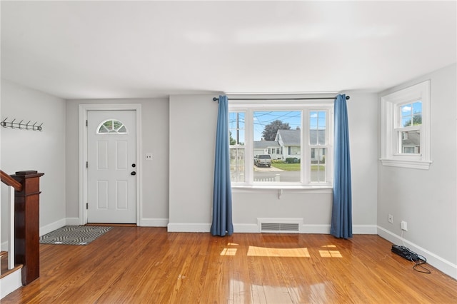 32 Rosemere Dr, East Providence, RI 02914 - entrance foyer with light wood finished floors and baseboards