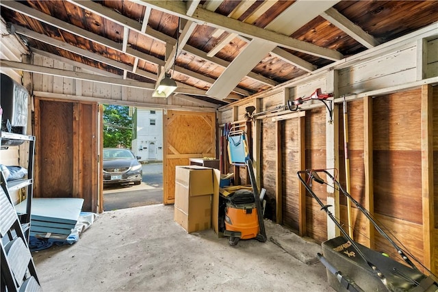 7 Snell Ct, West Warwick, RI 02893 - miscellaneous room with lofted ceiling
