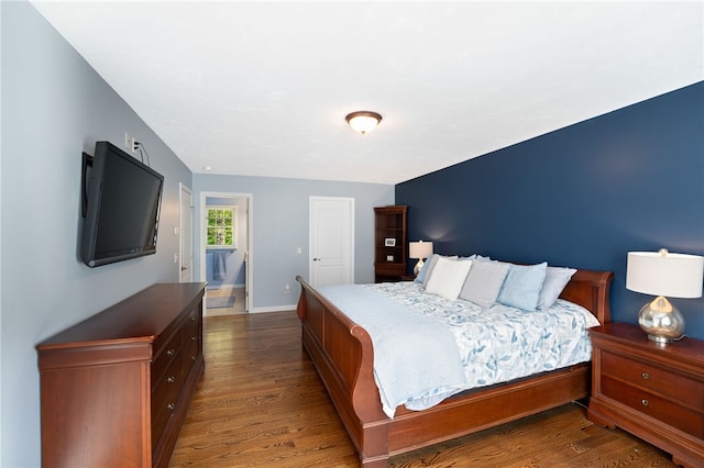 18 Country Hill Ln, Smithfield, RI 02917 - bedroom with dark wood-style floors