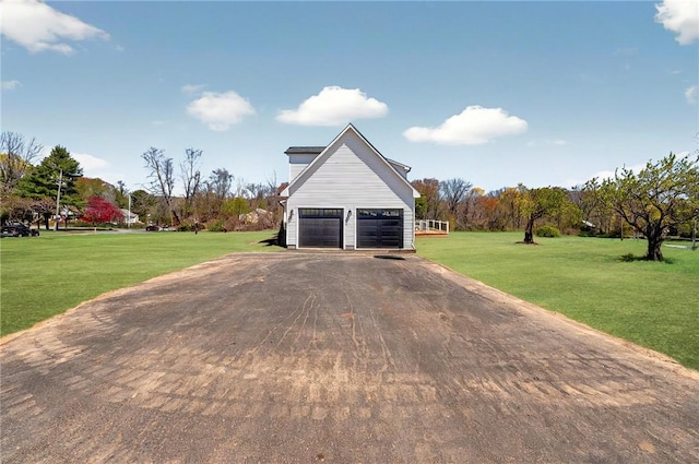 2 Winsor Rd, Scituate, RI 02857 - garage featuring asphalt driveway