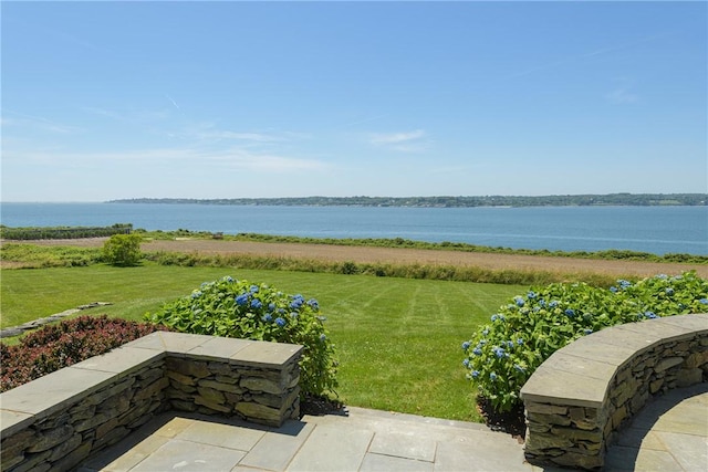 17 Ferolbink Way, Little Compton, RI 02837 - view of green lawn featuring a water view