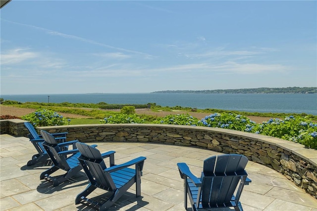 17 Ferolbink Way, Little Compton, RI 02837 - view of patio / terrace with a water view