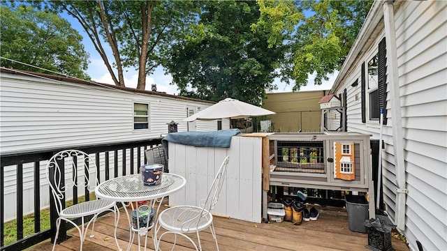 245 Manton St, Pawtucket, RI 02861 - view of wooden deck
