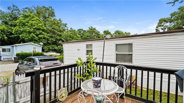 245 Manton St, Pawtucket, RI 02861 - view of wooden deck