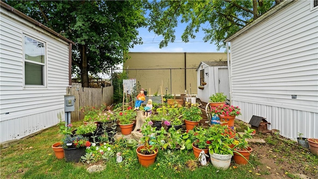245 Manton St, Pawtucket, RI 02861 - view of yard with a storage shed
