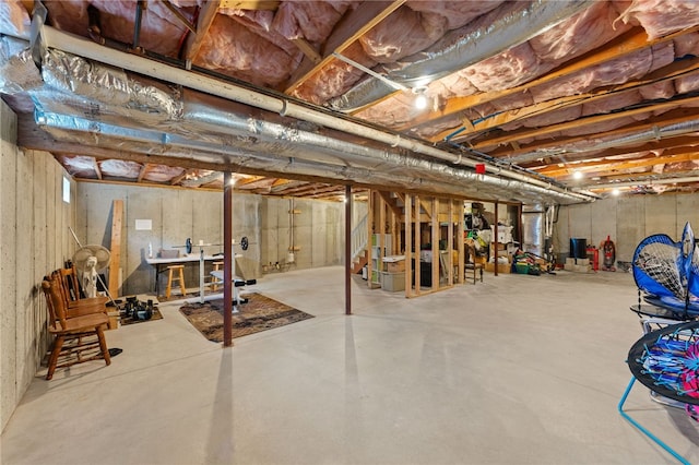 10 Sables Way, Lincoln, RI 02865 - view of unfinished basement