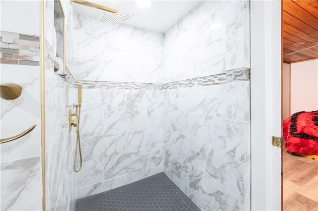 584 Division Rd, East Greenwich, RI 02818 - full bath with a marble finish shower