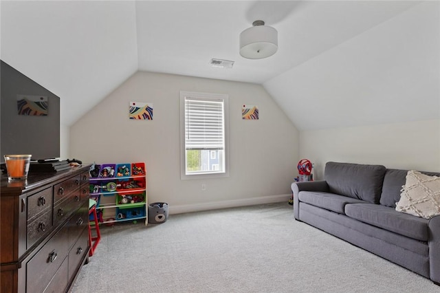 25 Kristin Dr, Cranston, RI 02921 - carpeted living area with lofted ceiling