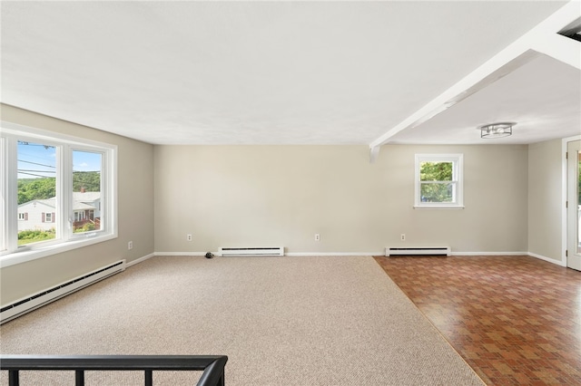 19 Cantara St, West Warwick, RI 02893 - unfurnished room with a baseboard heating unit