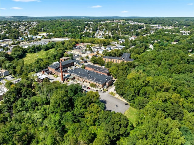 1117 Douglas Ave Unit 124, North Providence, RI 02904 - aerial overview of property's location with a heavily wooded area