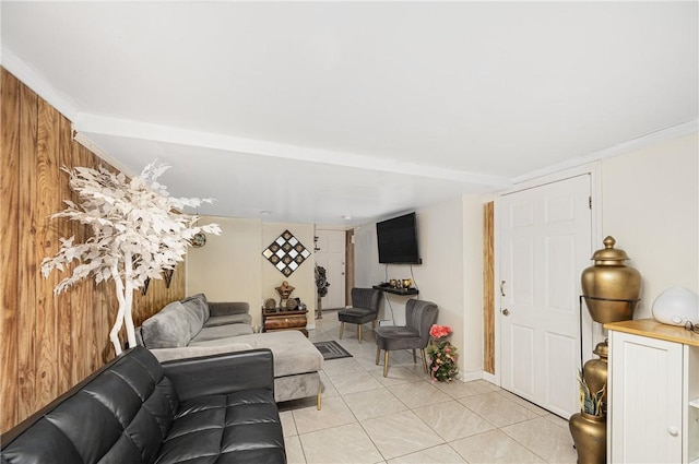 236 Vermont Ave, Providence, RI 02905 - living room with light tile patterned flooring
