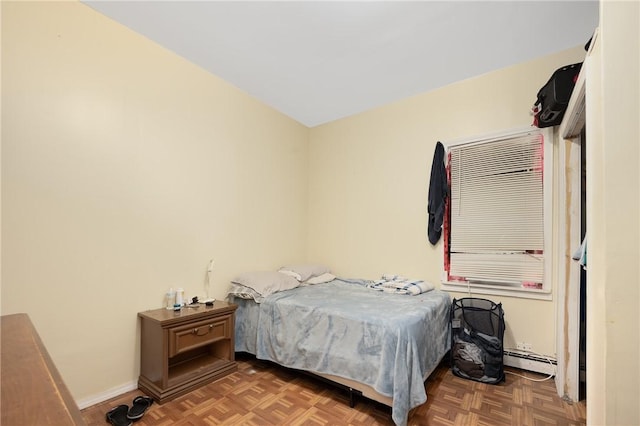236 Vermont Ave, Providence, RI 02905 - bedroom featuring baseboard heating and baseboards