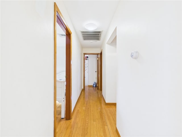 128 Arbor Ter, Tiverton, RI 02878 - hall featuring light wood-style flooring and baseboards