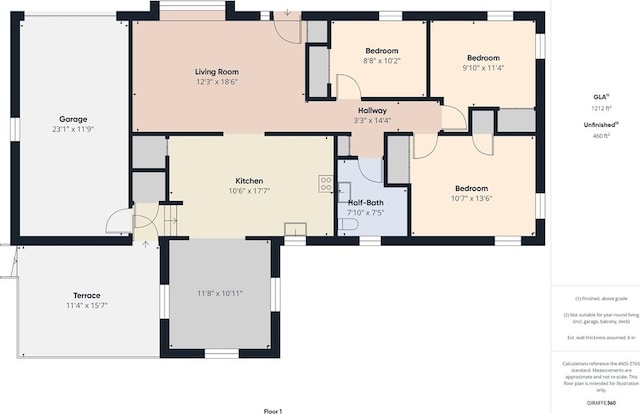 128 Arbor Ter, Tiverton, RI 02878 - view of home floor plan