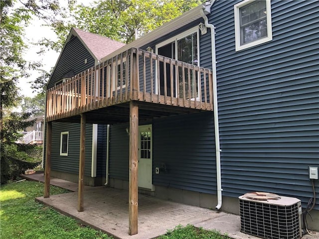 2 Marywood Ln, Cumberland, RI 02864 - back of house featuring a wooden deck