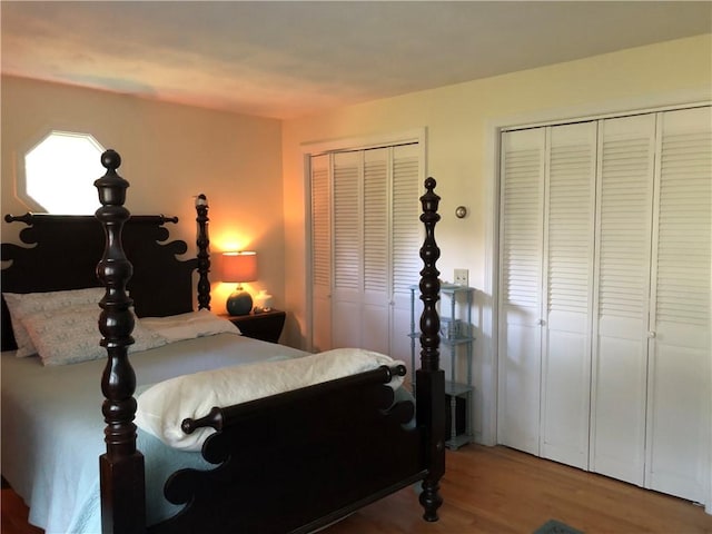 2 Marywood Ln, Cumberland, RI 02864 - bedroom with multiple closets and wood finished floors