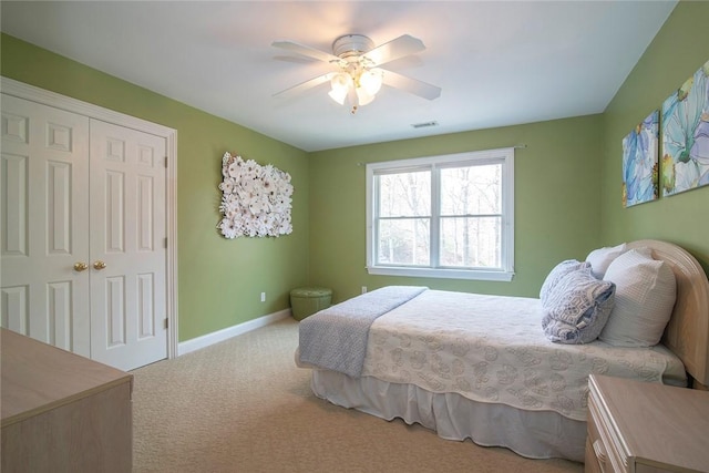 27 Tom Harvey Rd, Westerly, RI 02891 - bedroom with carpet flooring, a closet, and ceiling fan