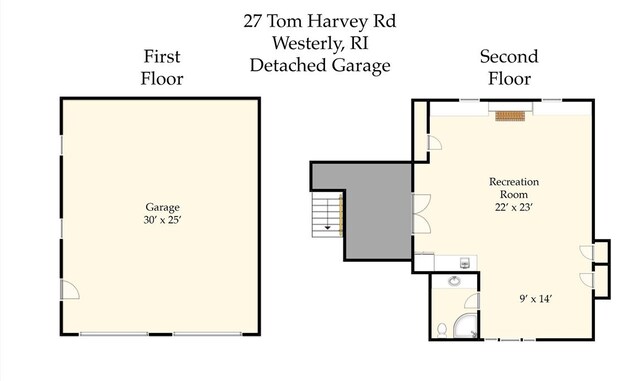 27 Tom Harvey Rd, Westerly, RI 02891 - view of room layout