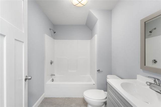 1 Lily Ln Unit 1, West Warwick, RI 02893 - bathroom featuring vanity, shower / bath combination, and tile patterned floors