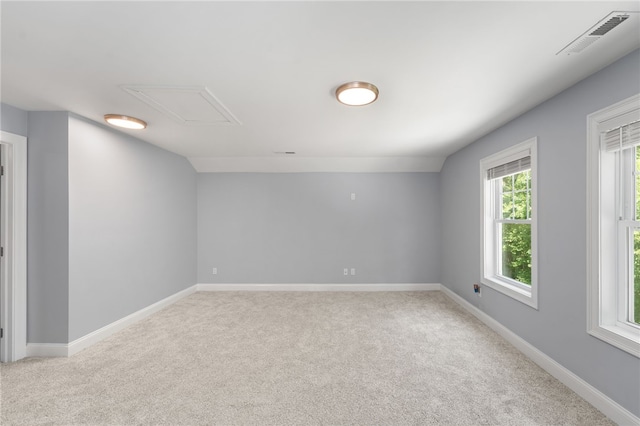 1 Lily Ln Unit 1, West Warwick, RI 02893 - spare room featuring attic access and carpet flooring