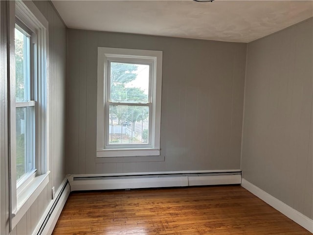 784 York Ave, Pawtucket, RI 02861 - unfurnished room featuring wood finished floors and baseboard heating