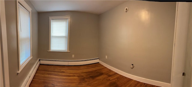 784 York Ave, Pawtucket, RI 02861 - empty room featuring a baseboard radiator and wood finished floors