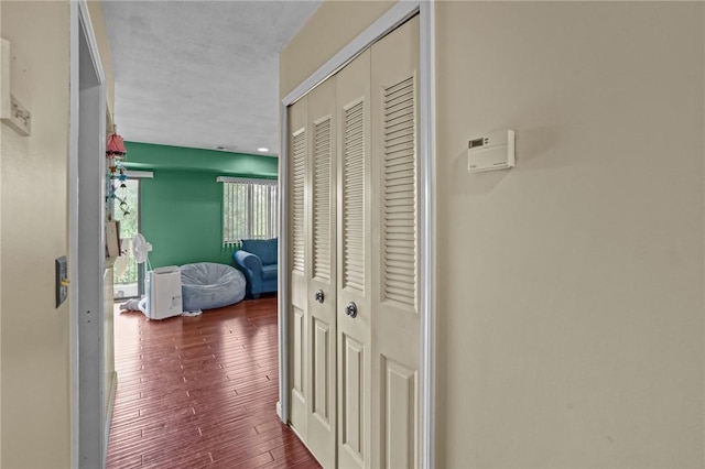 196 Old River Rd Unit 166, Lincoln, RI 02865 - corridor with wood finished floors