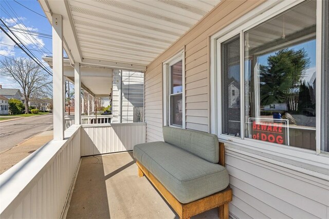 67 Pleasant St, Westerly, RI 02891 - view of covered porch