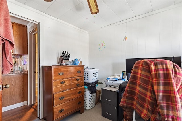 67 Pleasant St, Westerly, RI 02891 - office space featuring a ceiling fan and wood finished floors