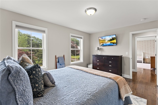 15 Mathew Rd, Tiverton, RI 02878 - bedroom with dark wood finished floors and baseboards