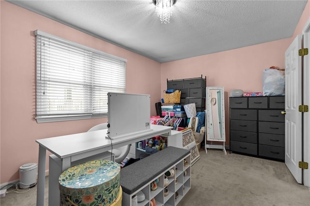 47 Morgan Ave Unit 61, Johnston, RI 02919 - office area featuring light carpet and a textured ceiling