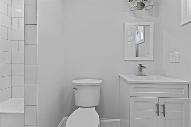 3 Riverview Ave, Westerly, RI 02891 - full bathroom with vanity and a chandelier
