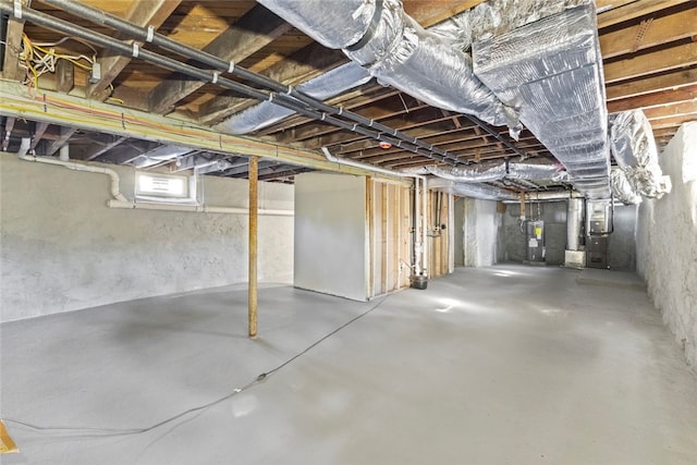 3 Riverview Ave, Westerly, RI 02891 - basement with electric water heater and heating unit