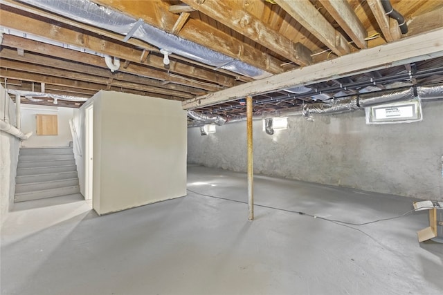 3 Riverview Ave, Westerly, RI 02891 - basement with stairs