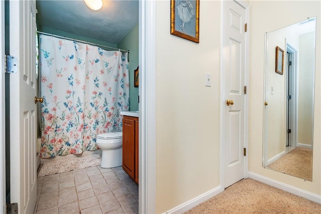 65 Jeri Lynn Cir, Warwick, RI 02886 - bathroom featuring curtained shower and vanity