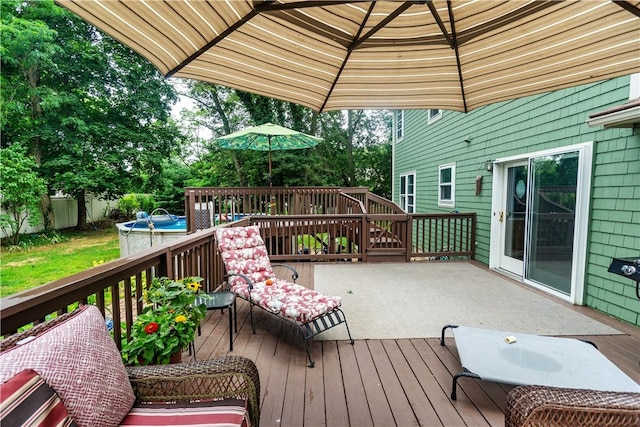 65 Jeri Lynn Cir, Warwick, RI 02886 - view of wooden terrace