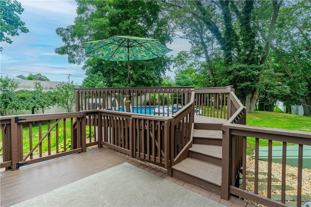 65 Jeri Lynn Cir, Warwick, RI 02886 - wooden deck featuring a yard